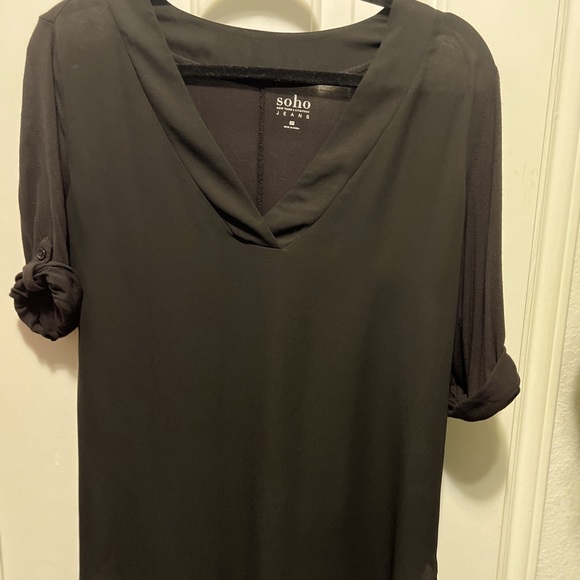 New York & Company Tops - Black blouse - used good condition